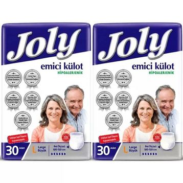 Joly 60 Adet Large Emici Külot