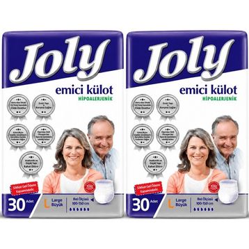 Joly 60 Adet Large Emici Külot