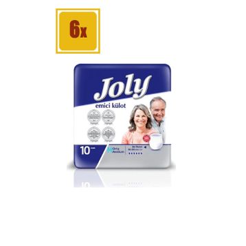 Joly 6x10 Adet Medium Emici Külot