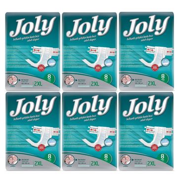 Joly Belbantlı 2XL Yüksek Emici 6×8'li Hasta Bezi
