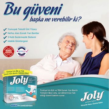 Joly Büyük Boy L 30 Adet 4'lü Paket Belbantlı Hasta Bezi