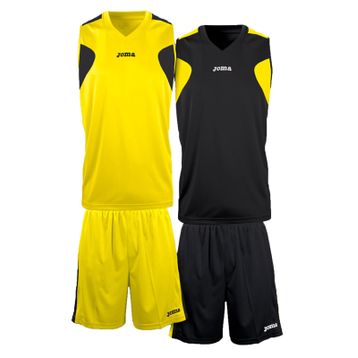 Joma 1184.901 Siyah Basketball Reversible Set Erkek Basketbol Forma & Şort Takımı