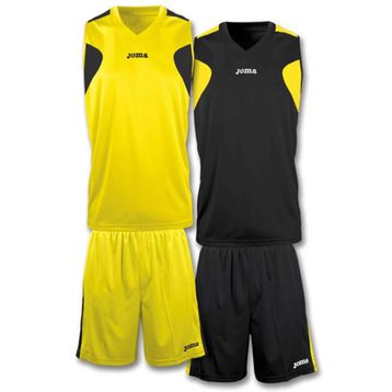 Joma 1184.901 Siyah Basketball Reversible Set Erkek Basketbol Forma & Şort Takımı