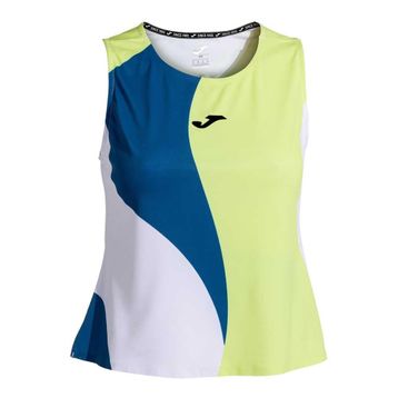 Joma 902366.407 Mavi Yeşil Challenge Kadın Kolsuz Tişört