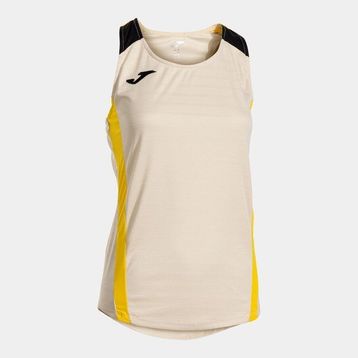 Joma 902521.002 Montreal Kadın Kolsuz Bej Spor Tişört