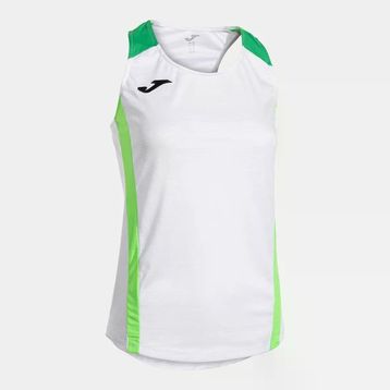Joma 902521.217 Montreal Kadın Kolsuz Beyaz Yeşil Spor Tişört