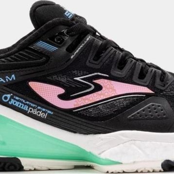 Joma TSLALS2502OM Slam Siyah Toprak Sert Kort Kadın Tenis ve Padel Ayakkabısı
