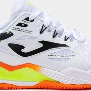 Joma TSPILS2502OM Spin Beyaz Toprak Sert Kort Erkek Tenis ve Padel Ayakkabısı