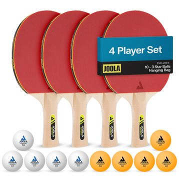 Joola Family Masa Tenisi 4 Raket 10 Top Set