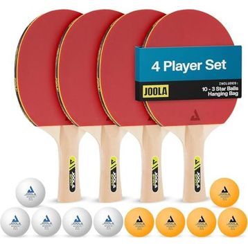 Joola Family Masa Tenisi 4 Raket 10 Top Set