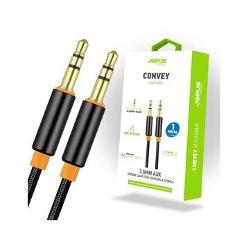Jopus Universal JA-05 Convey 3.5 mm 1 mt Siyah AUX Kablosu