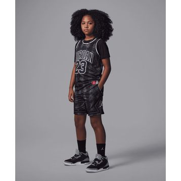 Jordan 95D429-GF5 Siyah Dri-FIT MJ Printed Sport Diamond Shorts Çocuk Şort