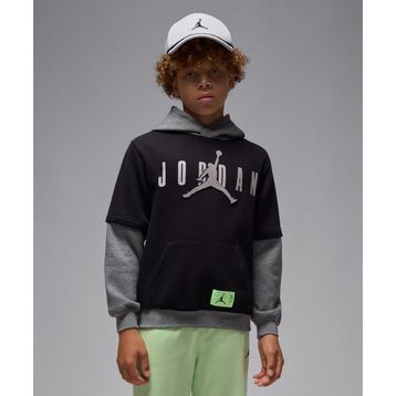 Jordan 95F219-023 Siyah Future Flight Pullover Hoodie Çocuk Sweatshirt