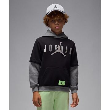 Jordan 95F219-023 Siyah Future Flight Pullover Hoodie Çocuk Sweatshirt