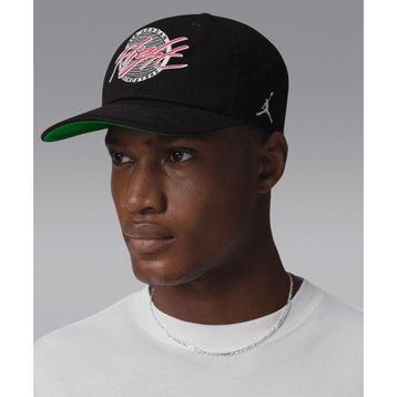 Jordan IF3528-010 Flight Pro Unstructured Flat Bill Cap Siyah Unisex Şapka