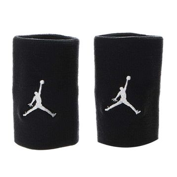 Jordan J.KN.01-010 Siyah Jumpman Wristbands Unisex Spor Ekipman