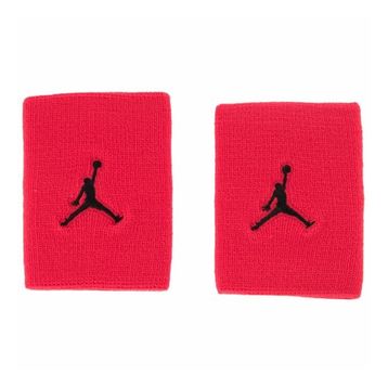 Jordan J.KN.01-605 Kırmızı Jumpman Wristbands Unisex Spor Ekipman