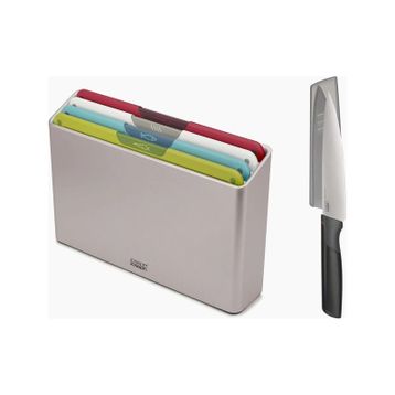 Joseph Joseph 60230 Şef Bıçaklı Çok Renkli Kesme Tahtası Seti
