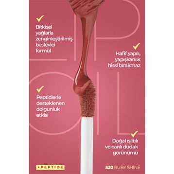 Jowe Professional 520 Ruby Shine Peptide İçerikli Bakım Yapan Lip