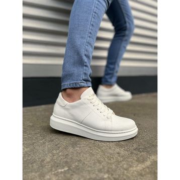 Joy Ayakkabı JY151 Boost Bağcıklı Cilt CBT Beyaz Erkek Günlük Ayakkabı