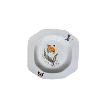 Joy Carmen Butterfly 6'lı 21 cm Çukur Tabak