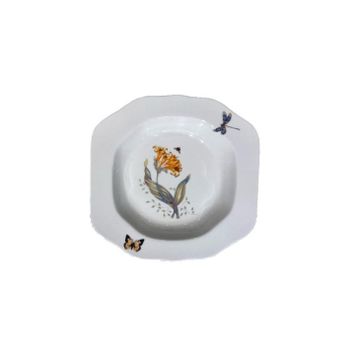 Joy Carmen Butterfly 6'lı 21 cm Çukur Tabak