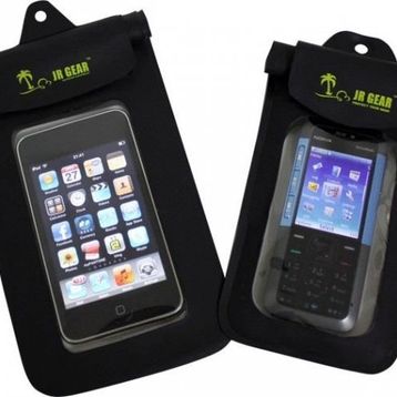JR Gear MPH101 Siyah Küçük Boy Su Geçirmez Cep Telefonu Telefon Kılıfı