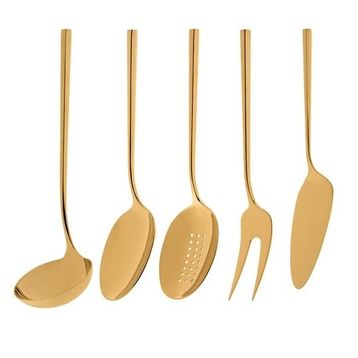 Jumbo 1001 5 Parça Titanyum Gold Servis Seti