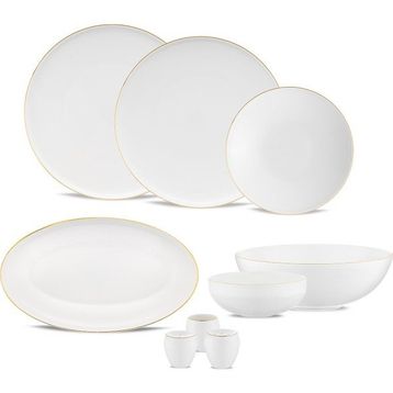 Jumbo Belle Gold 55 Parça 12 Kişilik Yemek Takımı
