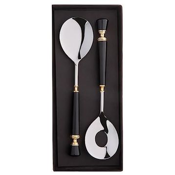 Jumbo Black 2 Parça Salata Servis Seti