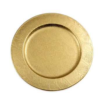Jumbo Brett Metal Oval 20x20 cm Tabak