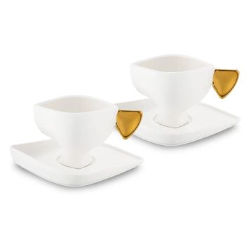 Jumbo Glide Gold 2 Kişilik Kahve Fincan Takımı