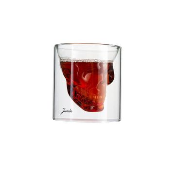 Jumbo Glory Double Wall 150 ml 2'li Skull Bardak