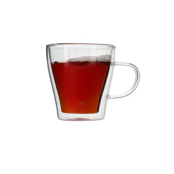 Jumbo Glory Double Wall 250 ml 2'li Kulplu Bardak