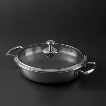 Jumbo Gourmet 26 cm Çelik Pilav Tenceresi