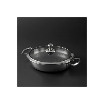 Jumbo Gourmet 26 cm Çelik Pilav Tenceresi