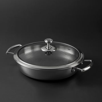 Jumbo Gourmet 26 cm Çelik Pilav Tenceresi