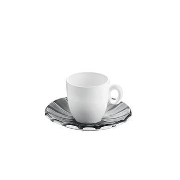 Jumbo Guzzini Grace Gri 2'li Espresso Fincanı