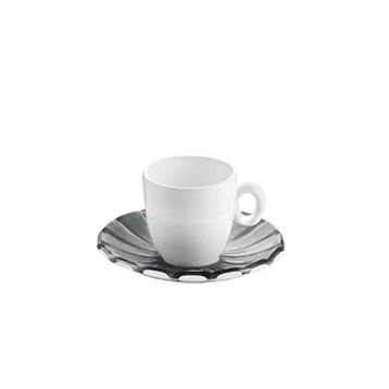 Jumbo Guzzini Grace Gri 2'li Espresso Fincanı