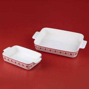 Jumbo Hollie Yılbaşı Büyük Boy 5X19X5,5 CNFırın Tepsisi