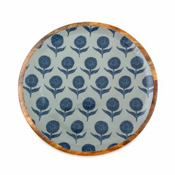 Jumbo Holza 25x25 cm Yuvarlak Tepsi