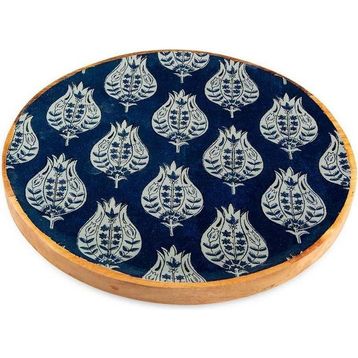 Jumbo Holza 30x30 cm Yuvarlak Tepsi