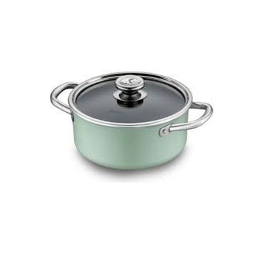 Jumbo Mint Green 7 Parça Granit Tencere Seti