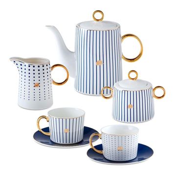 Jumbo Navy 15 Parça Çay ve Kahve Seti