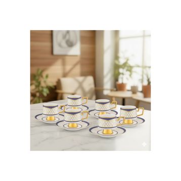 Jumbo Raven 6 Kişilik Kahve Fincan Takımı