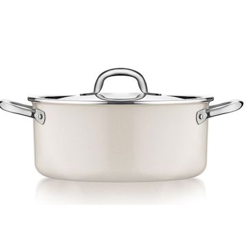 Jumbo Swiss Crystal Krem 7 Parça Tencere Seti