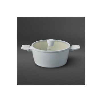 Jumbo Swiss Crystal Light Grey 24 cm Derin Tencere