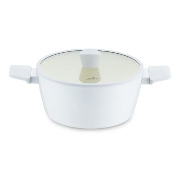 Jumbo Swiss Crystal Light Grey 24 cm Derin Tencere