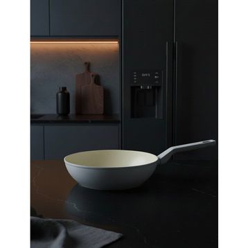 Jumbo Swiss Crystal Light Grey 28 cm Wok Tava