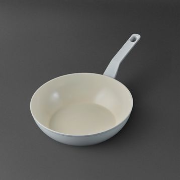 Jumbo Swiss Crystal Light Grey 28 cm Wok Tava